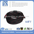 Gold 50FT 19PIN HDMI MALE TO MALE1.4V CABLE POUR PROJECTEUR HDTV